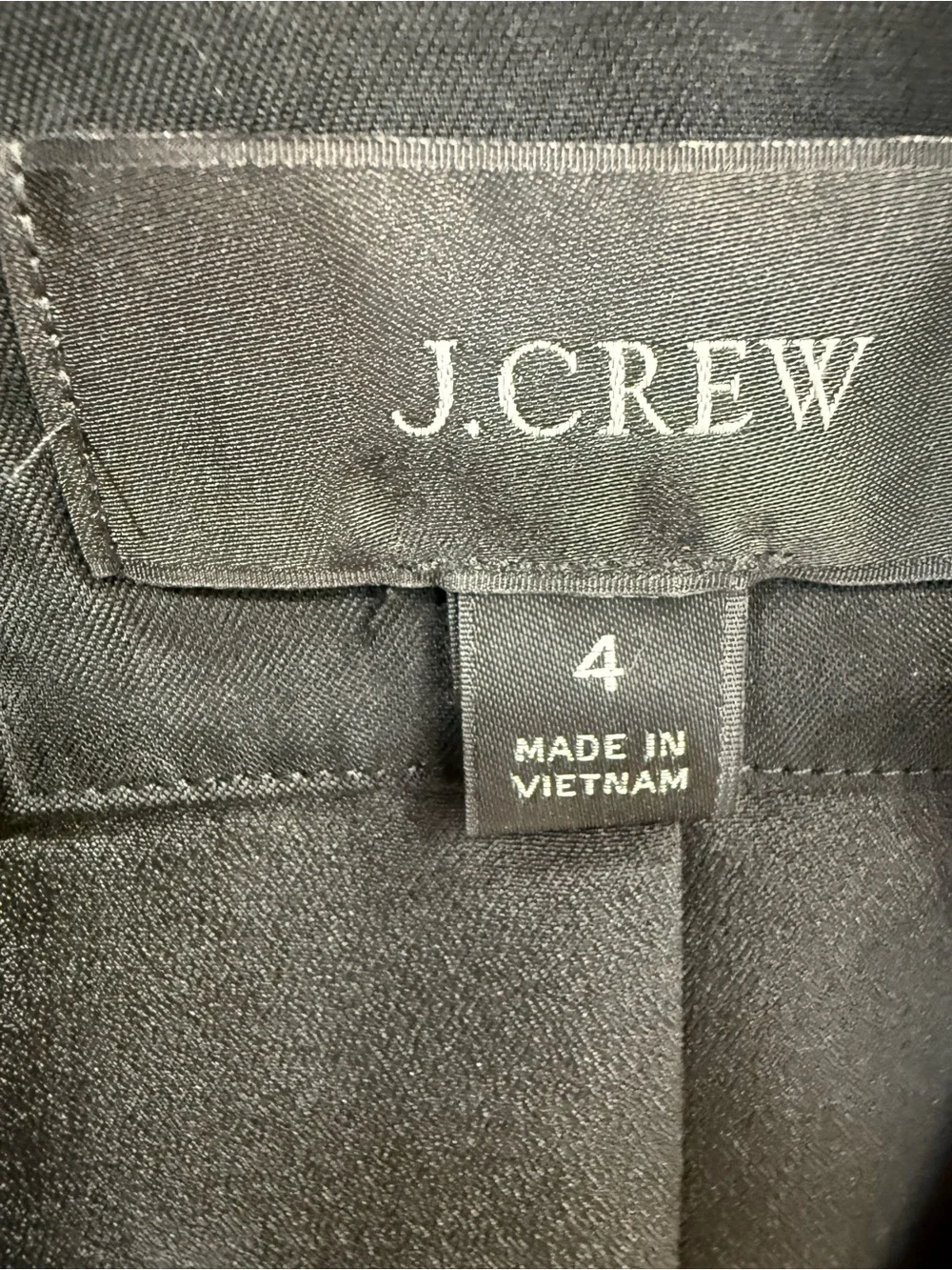 J. Crew Parke Black Limited-Edition Drapey Long In Cupro Blend Blazer Size 4